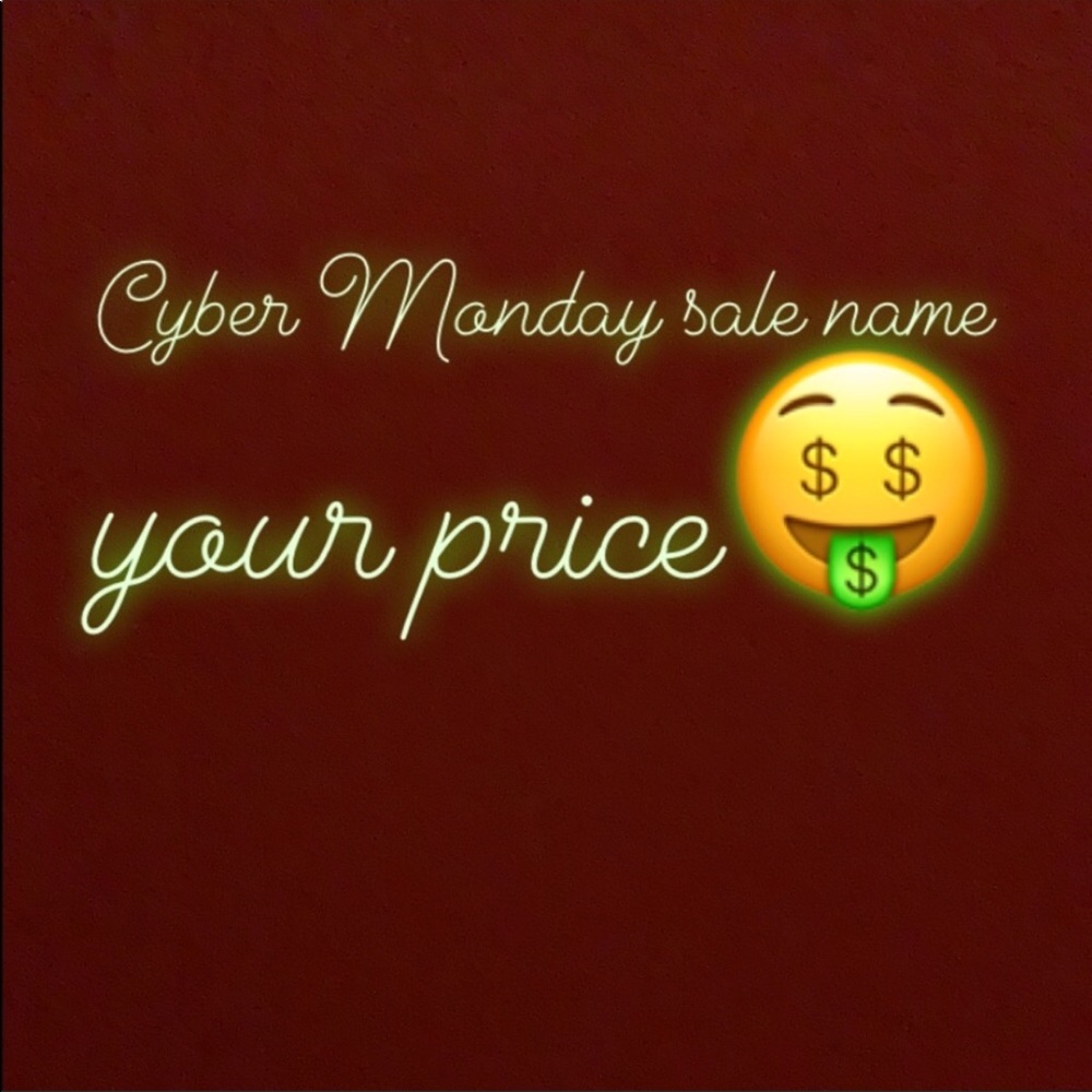 CYBER MONDAY SALE
